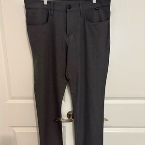 Travis Mathew Charcoal Gray Performance Pants